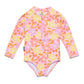 Crywolf Long Sleeve Swimsuit Hibiscus Daze