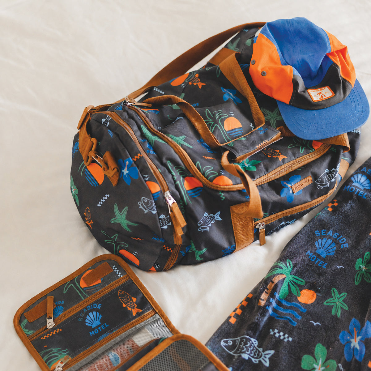 Crywolf Packable Duffel Bag Seaside Motel