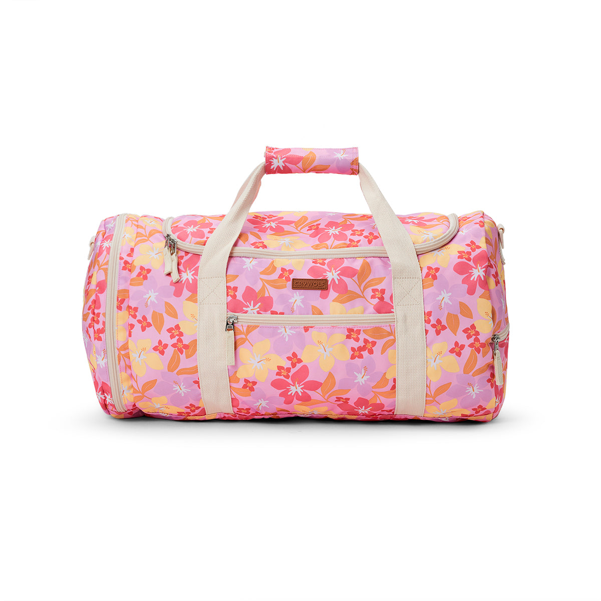Crywolf Packable Duffel Bag Hibiscus Daze