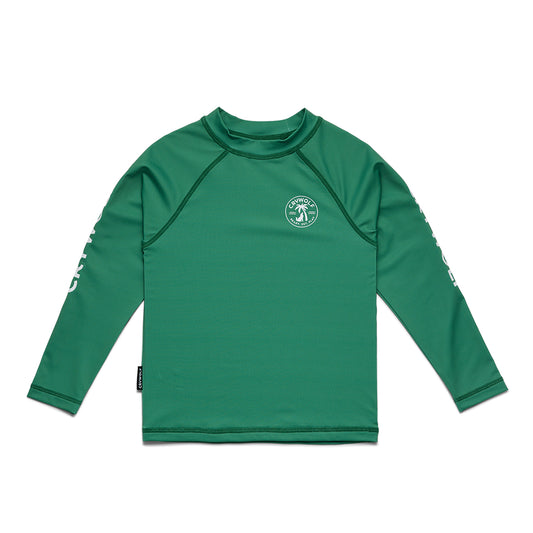 Crywolf Long Sleeve Rash Vest Sea Green