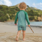 Crywolf Baby Rash Suit Deck Stripe