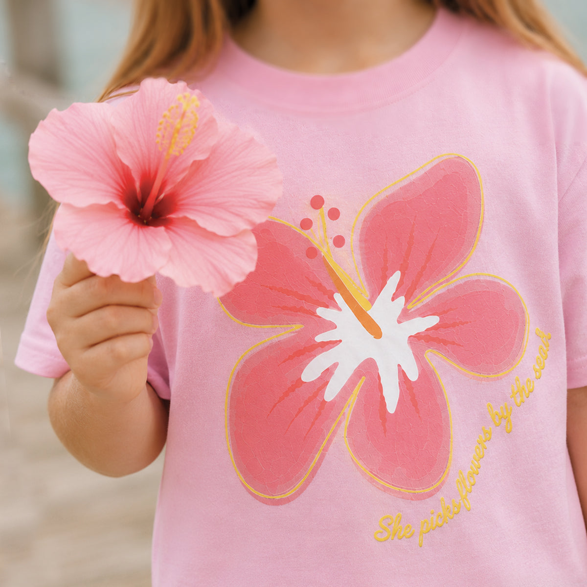 Crywolf Sun Smart T-Shirt Hibiscus Daze