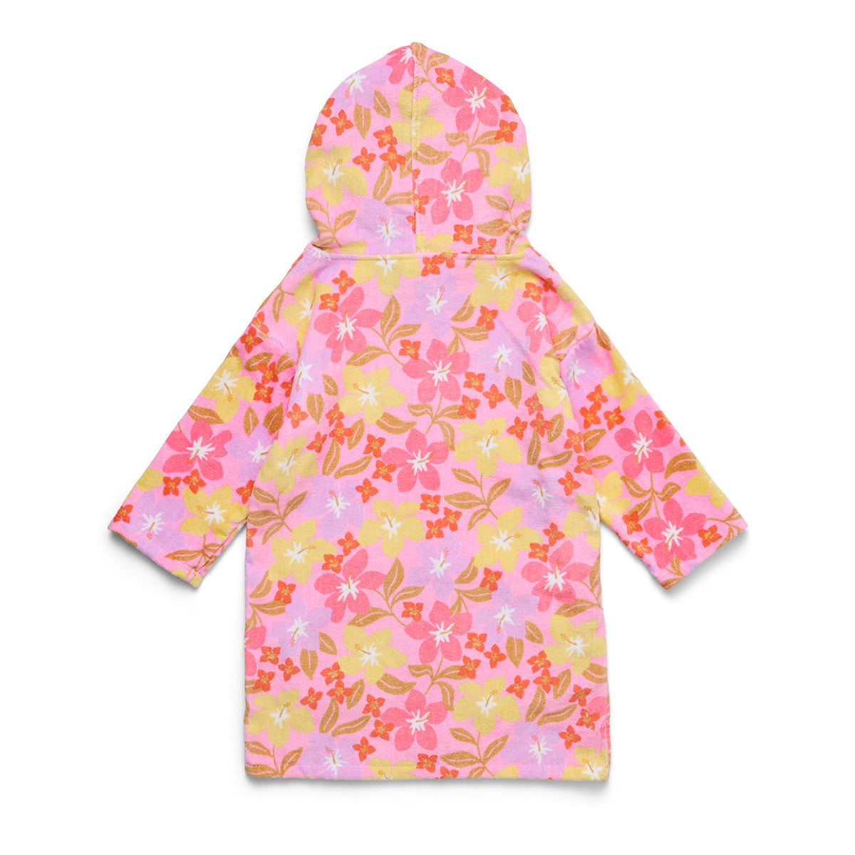 Crywolf Zip-Up Towel Hibiscus Daze