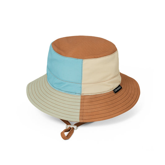 Crywolf Swim Bucket Hat Ocean Colourblock