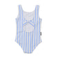 Crywolf Swimsuit Sky Blue Stripe