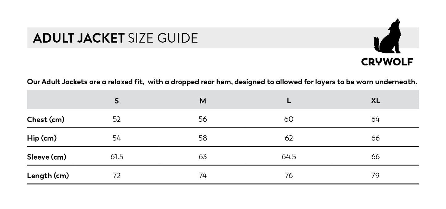 Crywolf Adult Jacket Moss