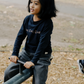 The Girl Club Charcoal Fox Long Sleeve Tee