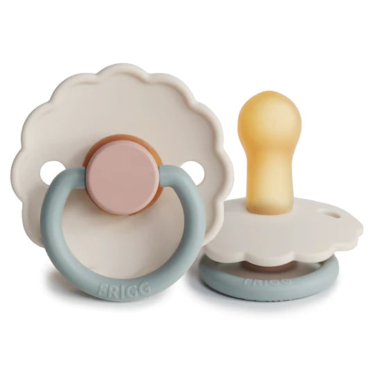 Frigg Daisy Natural Rubber Pacifiers Cotton Candy