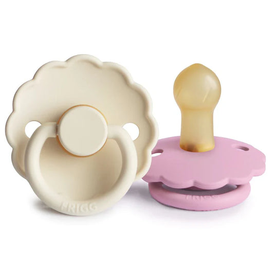 Frigg Daisy Natural Rubber Pacifiers Cream | Lupine