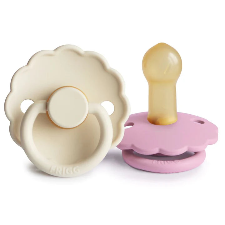 Frigg Daisy Natural Rubber Pacifiers Cream | Lupine