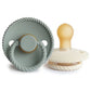Frigg Rope Natural Rubber Pacifiers Cream | Sage