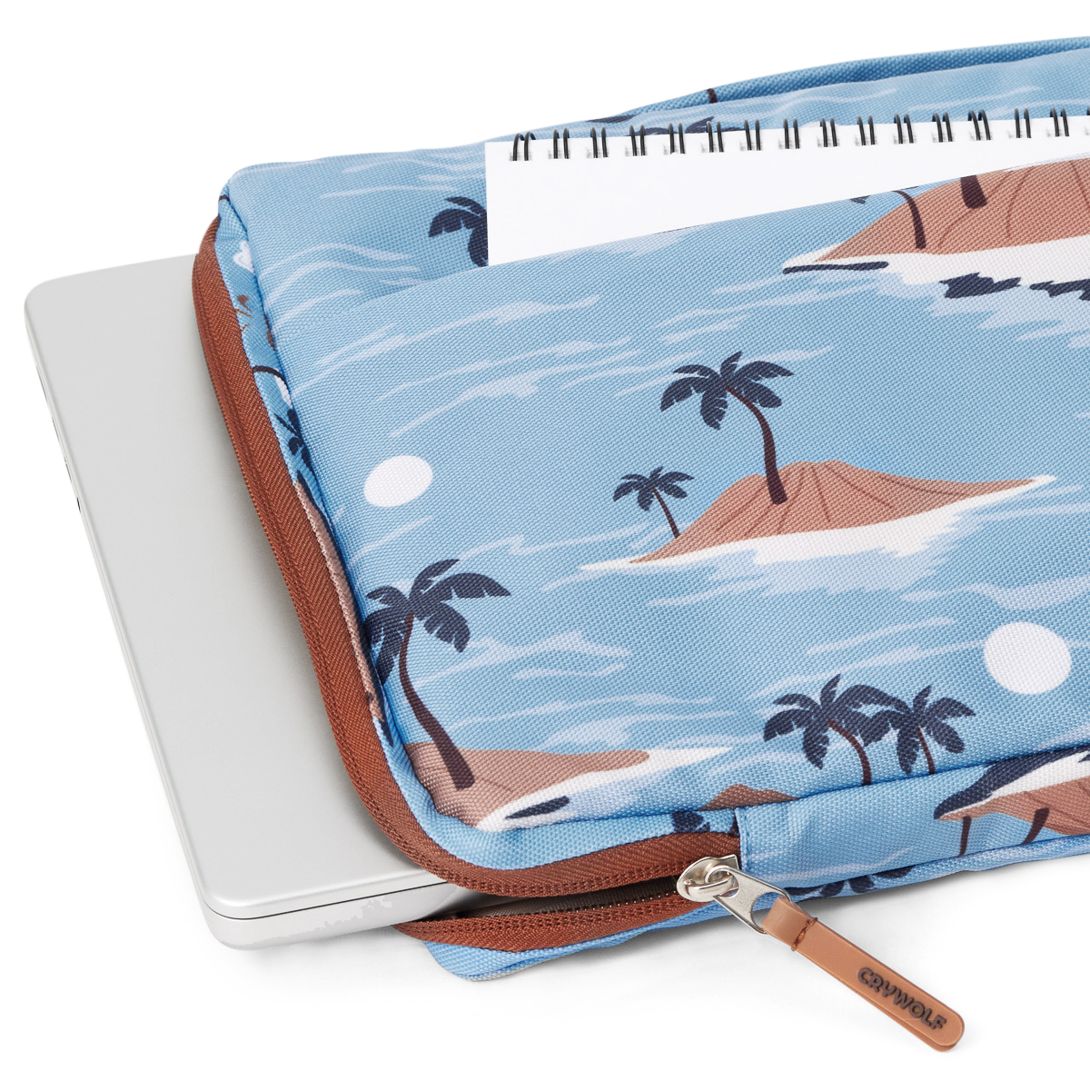 Crywolf Laptop Sleeve 13'' Blue Lost Island