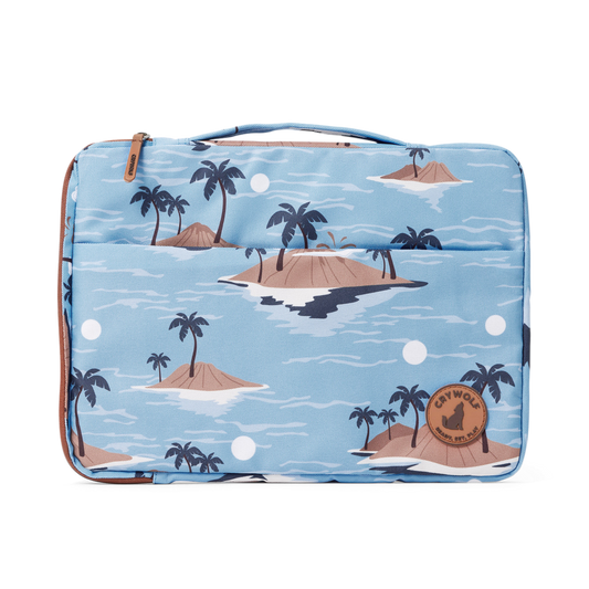 Crywolf Laptop Sleeve 13'' Blue Lost Island