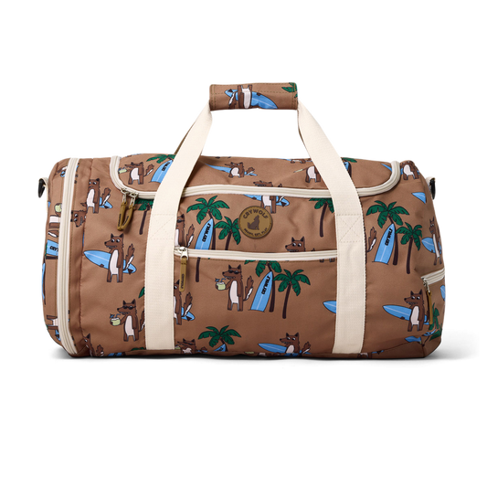 Crywolf Packable Duffel Bag Surf'n Mr Wolf