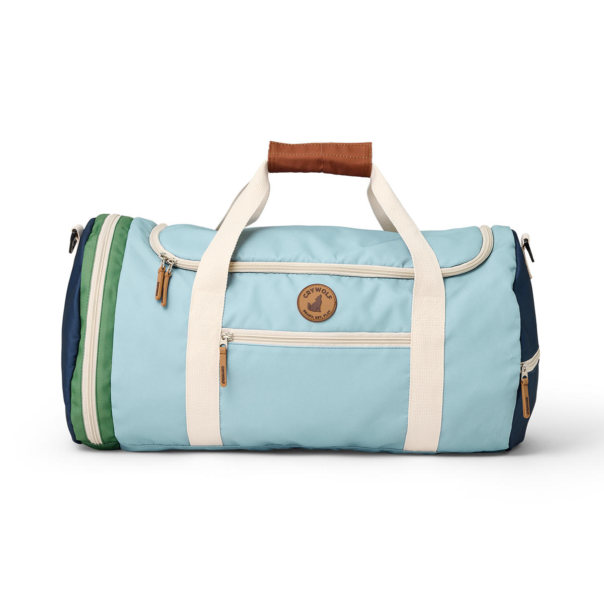 Crywolf Packable Duffel Bag Ocean Colour Block