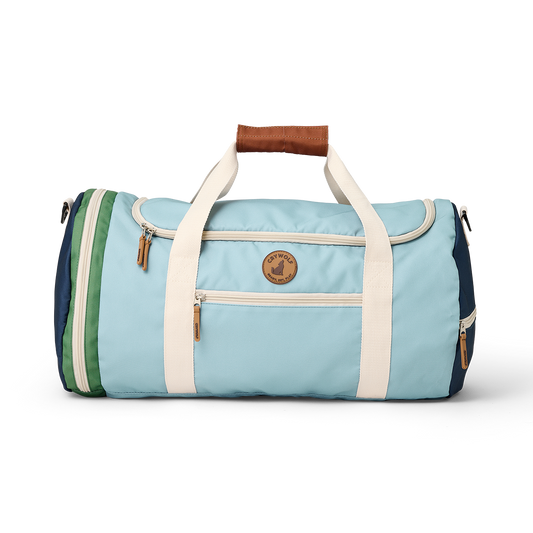 Crywolf Packable Duffel Bag Ocean Colour Block