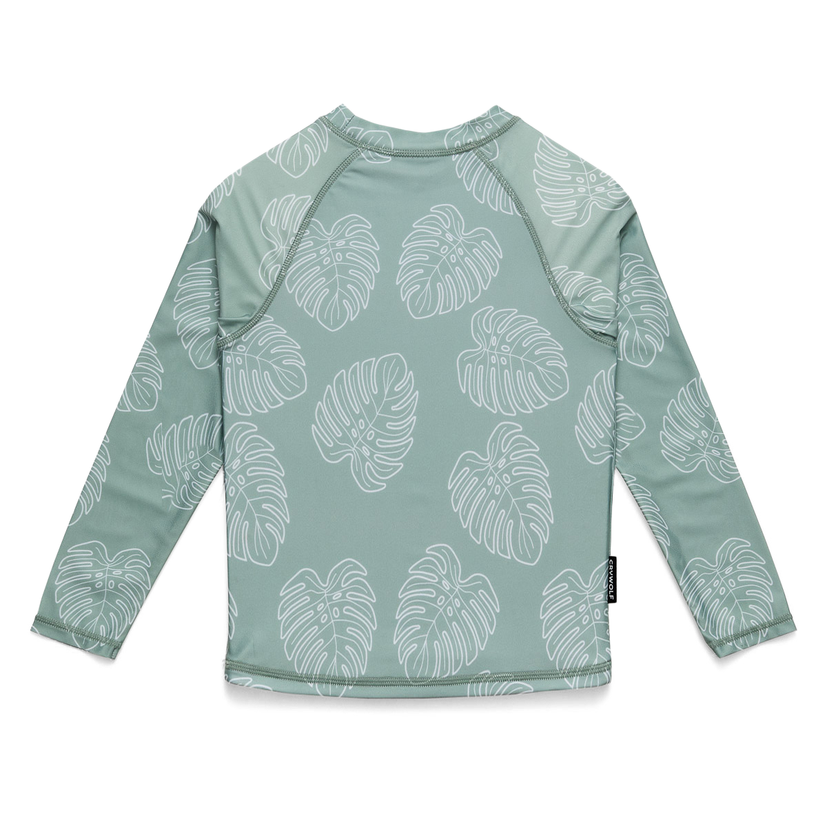 Crywolf Rash Vest Jade Monstera