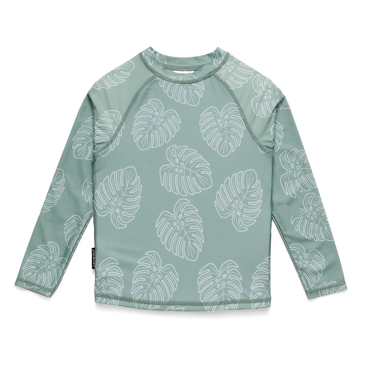 Crywolf Rash Vest Jade Monstera