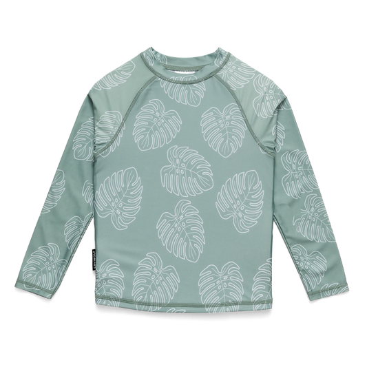 Crywolf Rash Vest Jade Monstera