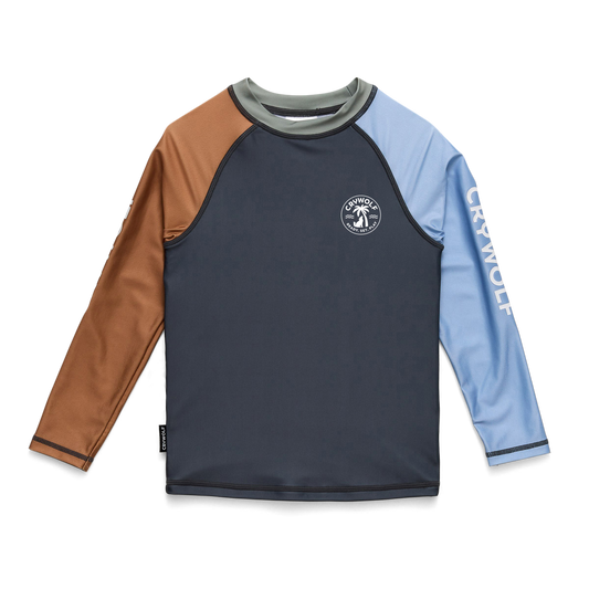 Crywolf Rash Vest Ocean Grey Combo