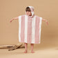 Crywolf Hooded Towel Blush Stripe