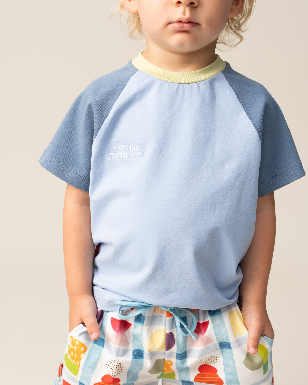 Das Ist Maurice Raglan T-Shirt | Skyblue