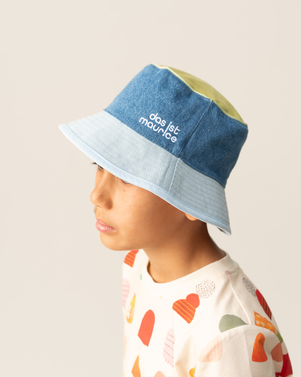 Das Ist Maurice Bucket Hat | Light Denim