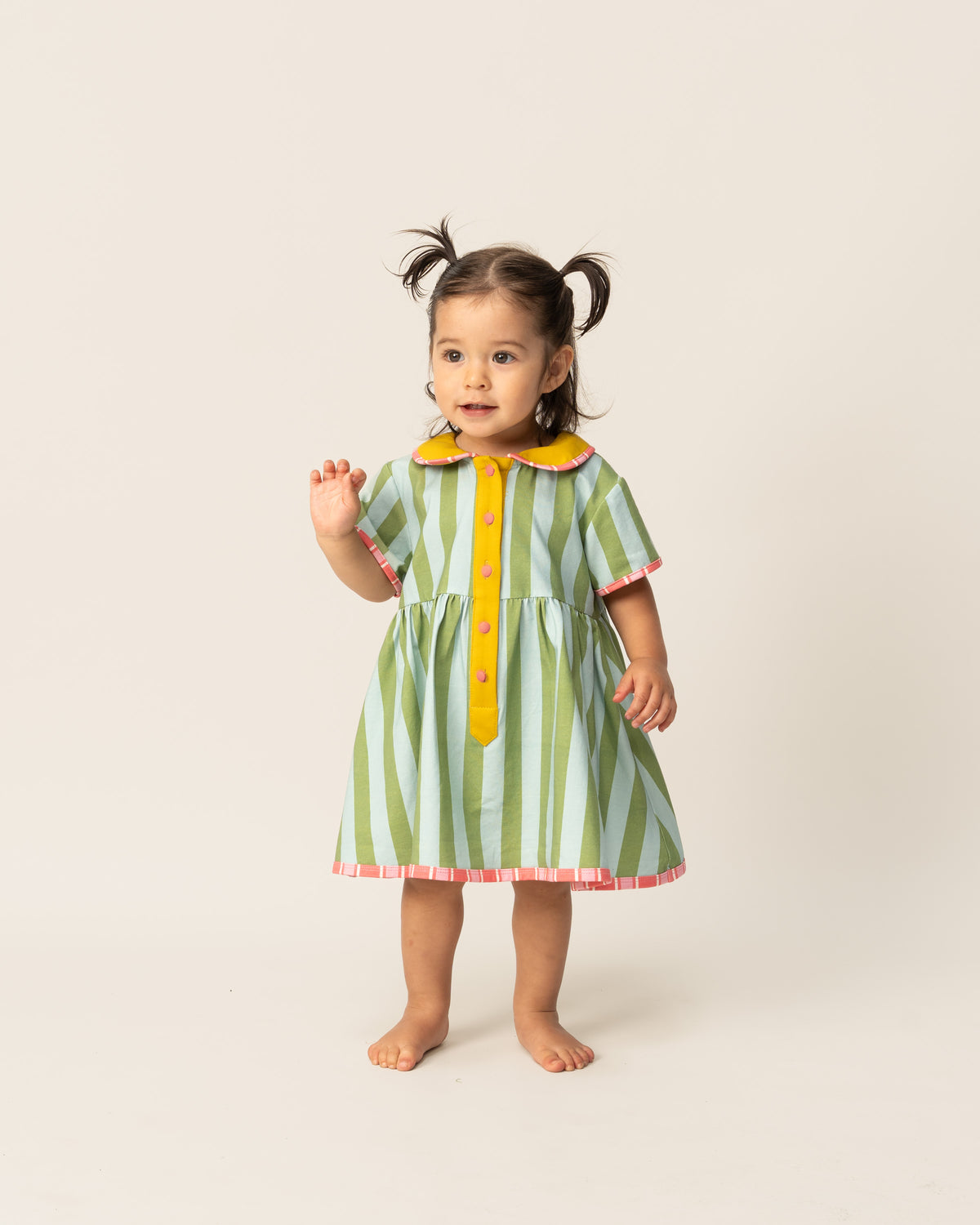 Das Ist Maurice Button Dress | Minty