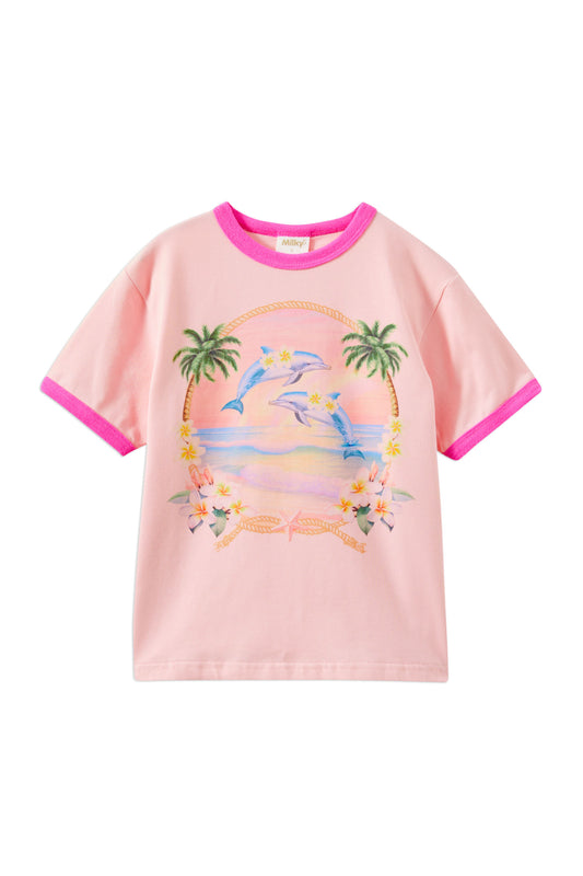 Milky Dolphins Tee