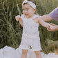 Aster & Oak Cherry Ruffle Set Natural