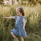 Aster & Oak Tencel Denim Ruffle Dress