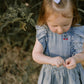 Aster & Oak Tencel Denim Ruffle Dress