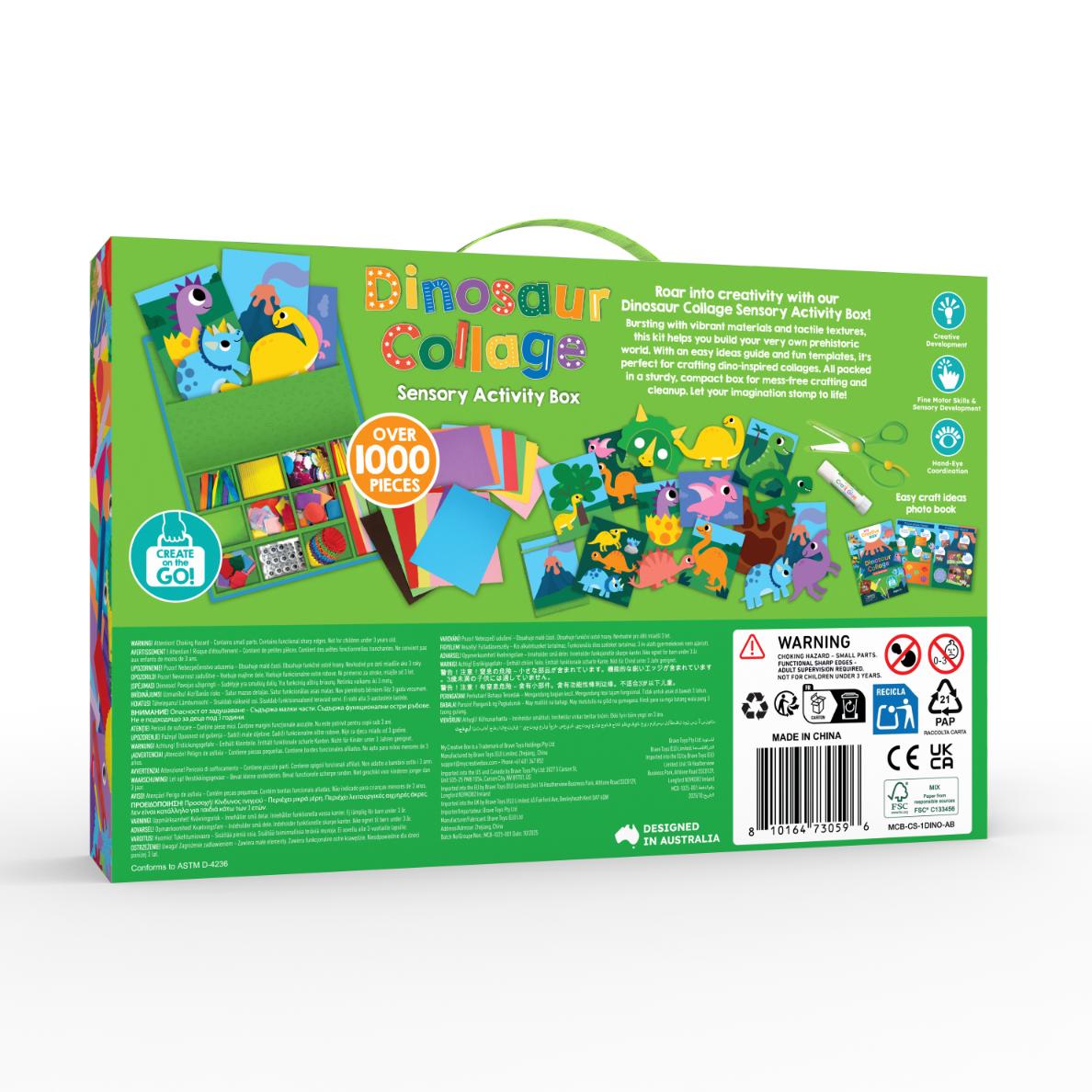 My Creative Box Dinosaur Collage Sensory Activity Box