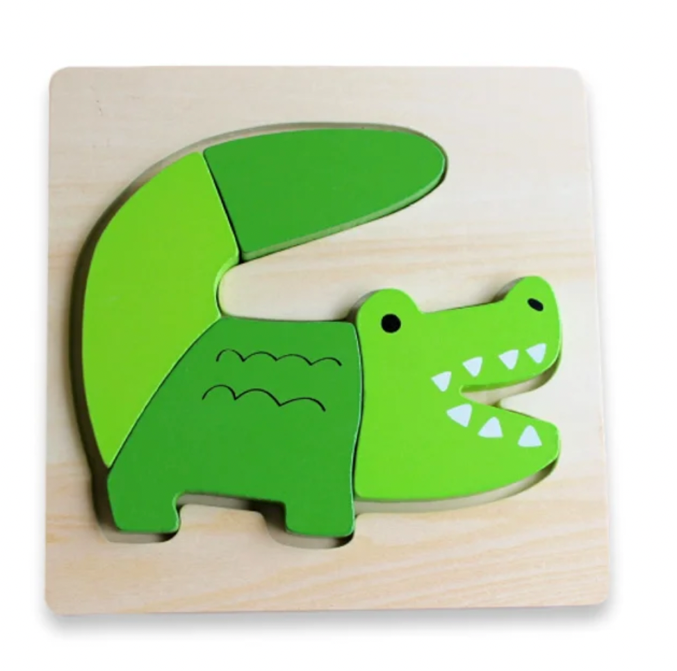 Discoveroo Chunky Puzzle Crocodile