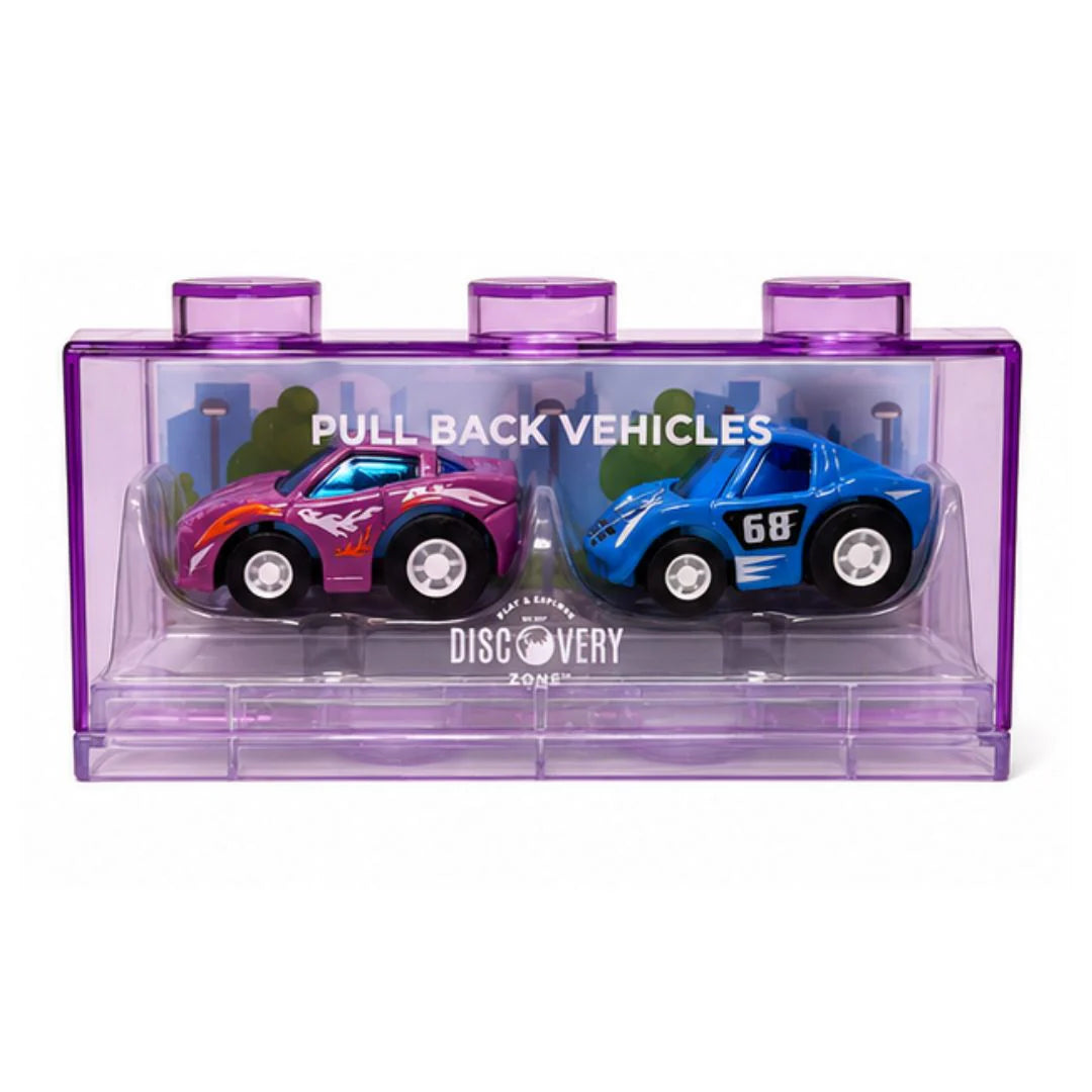 Discovery Zone Pull Back Vehicles Mini Set of 2