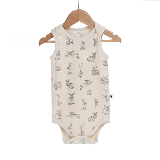 Burrow & Be Singlet Onesie Almond Burrowers