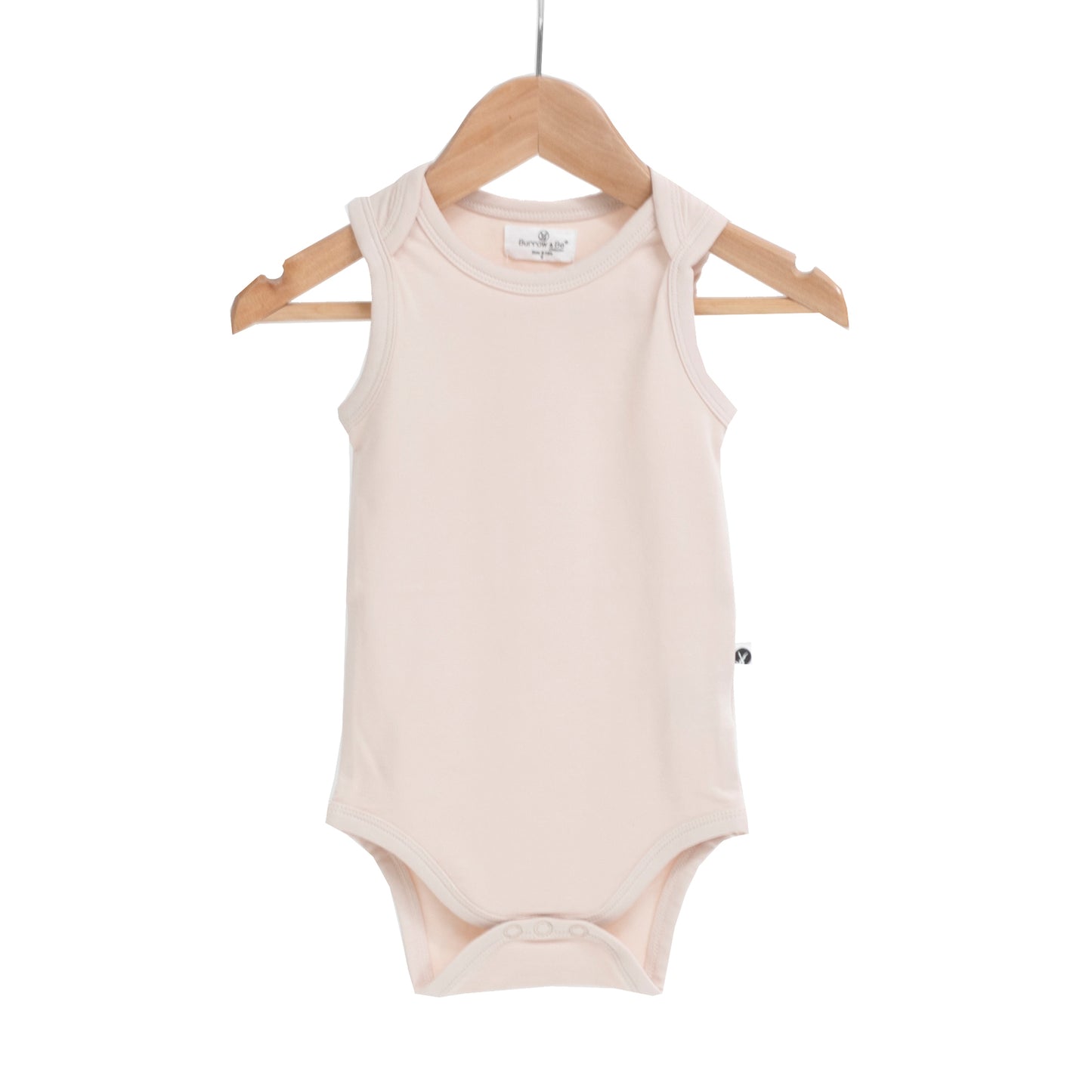 Burrow & Be Singlet Onesie Blush