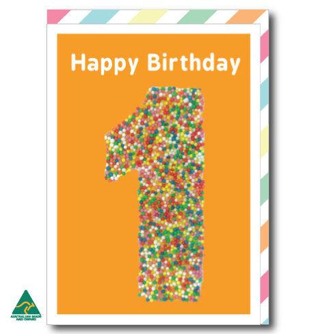 1 in Freckles Birthday Card