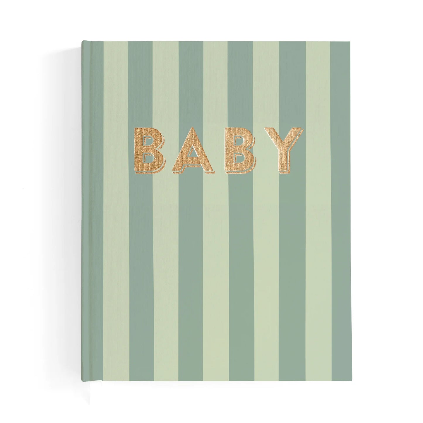 Baby Book Sage Stripe - 3rd Edition