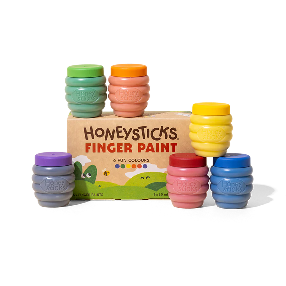 Honeysticks Finger Paint 60ml 6 Pack