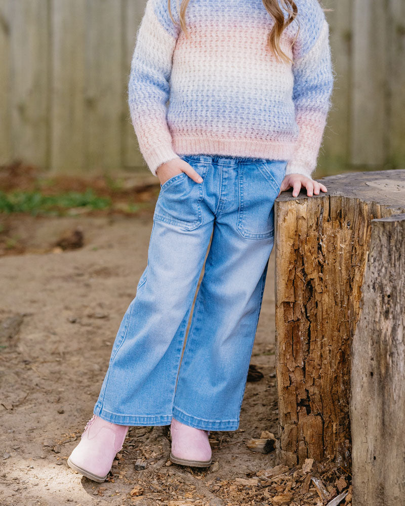 Minihaha Girl Denim Pull On Jeans