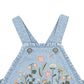 Minihaha Botanica Embroidered Overalls