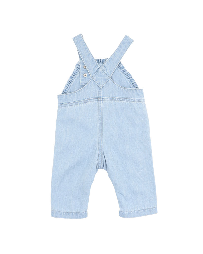 Minihaha Botanica Embroidered Overalls
