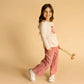 Minihaha Girls Wild Garden Cord Pull On Pants Rose