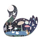 Floss & Rock Swan Shaped Puzzle 40pc | Enchanted