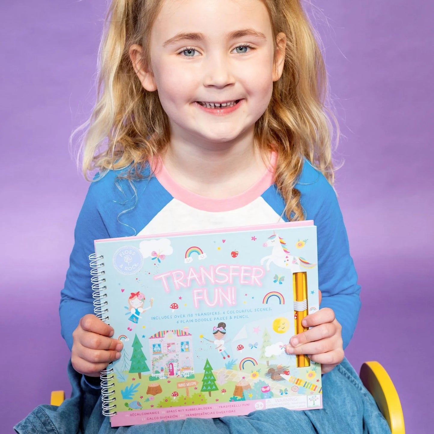Floss & Rock Transfer Fun | Rainbow Fairy