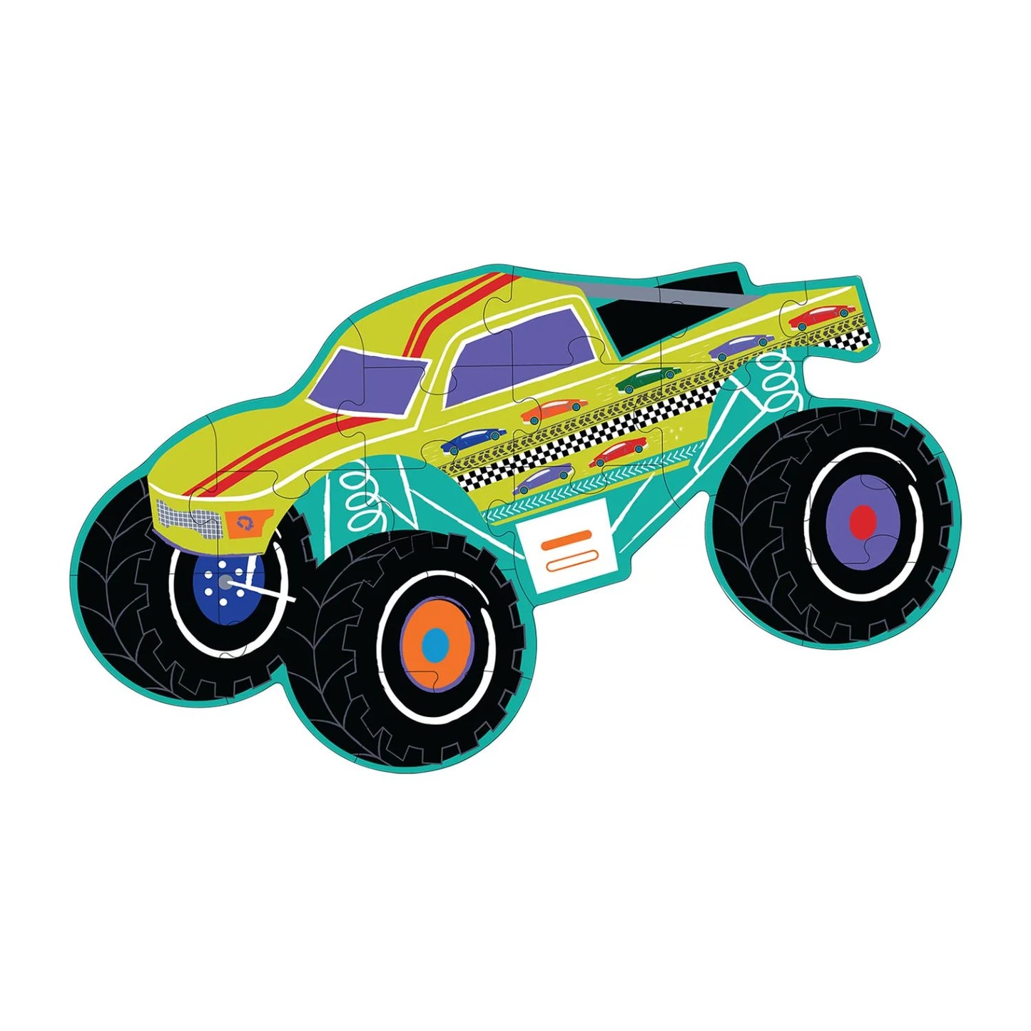 Floss & Rock Monster Truck Shaped Puzzle 20pc | Cars