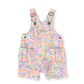 Goldie + Ace Pastel Bouquet Burton Pocket Overalls
