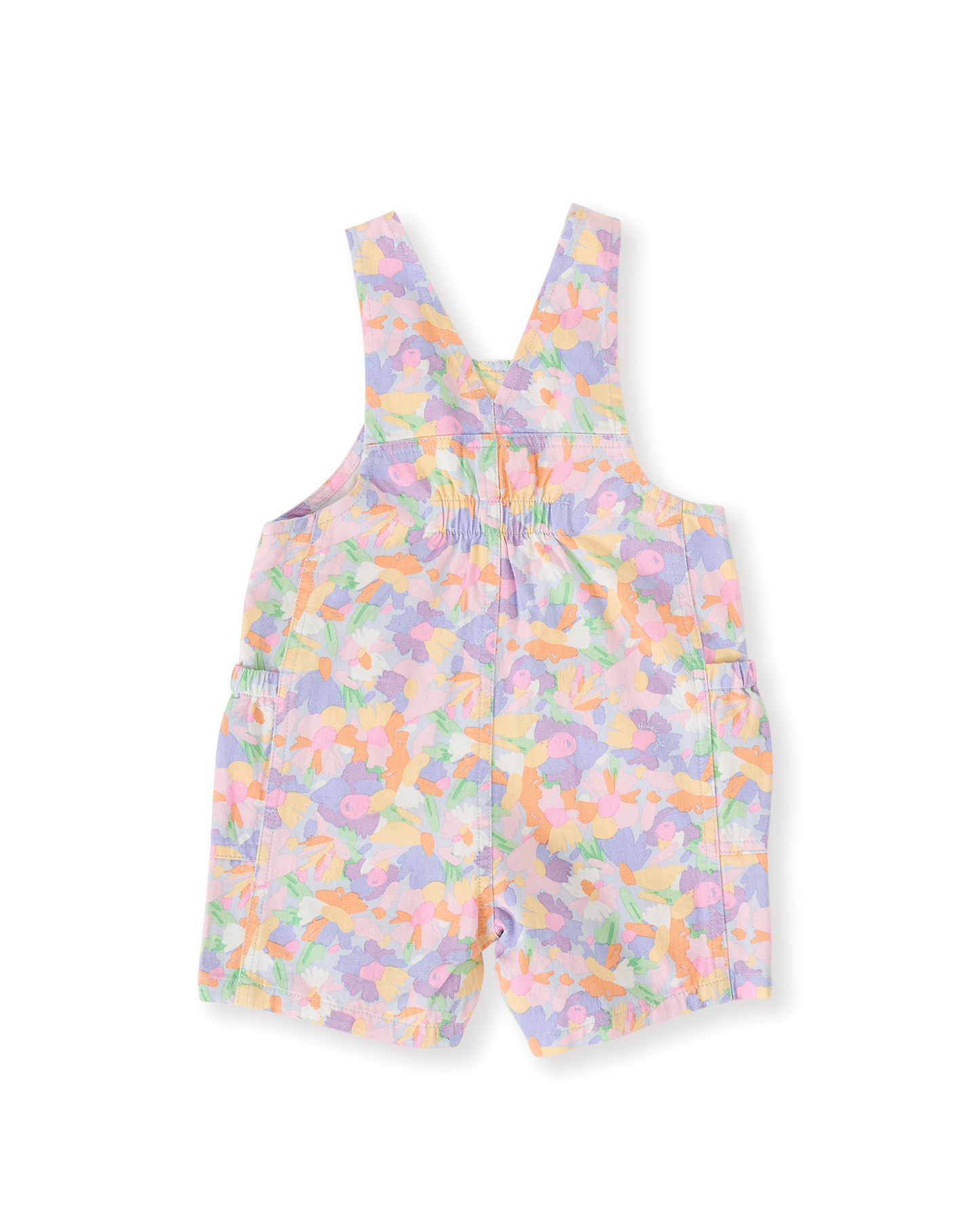 Goldie + Ace Pastel Bouquet Burton Pocket Overalls