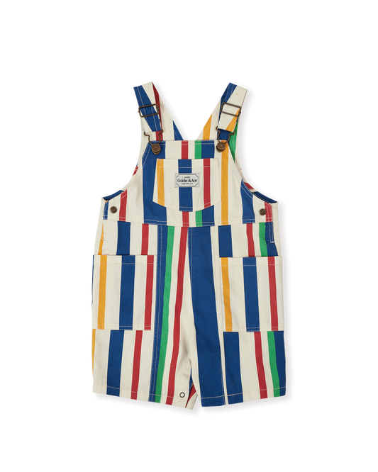 Goldie + Ace 90'S Bold Stripe James Denim Pocket Overalls